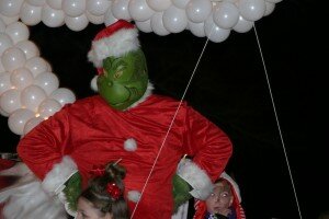 Not even the Grinch's presence could stop Ms. JoNi's Shining Stars' float from winning the judges' choice award.