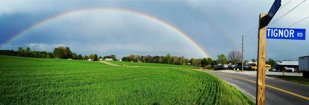 Rainbow at Tignor