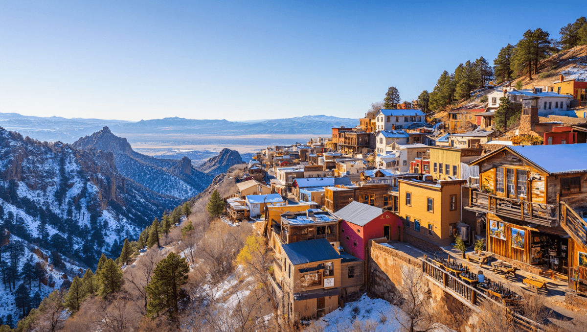 Jerome, AZ townscape on nice day