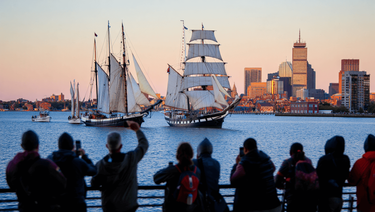 Boston, USA Statue of george washington at the Public Garden in Boston