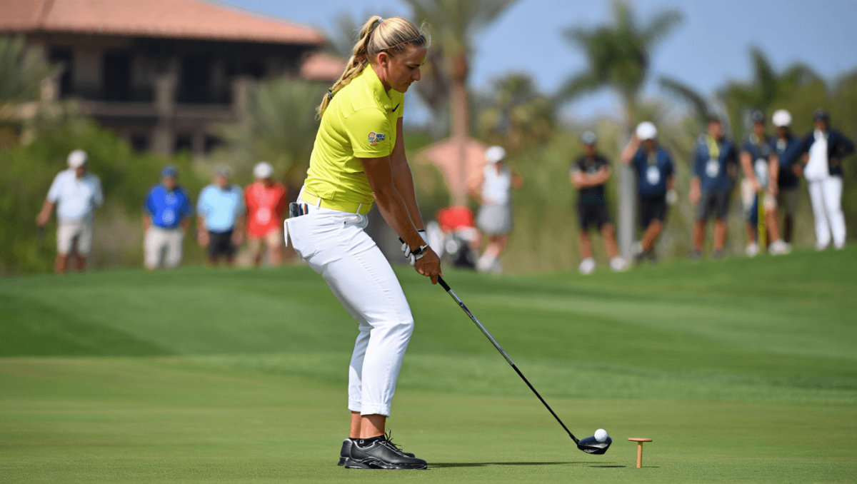 Caitlin Clark hits the links for LPGA