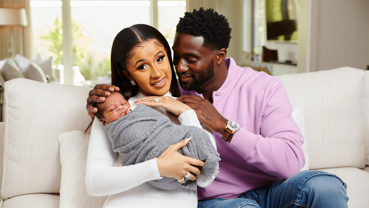 
		Cardi B sparks engagement rumors as she shares first photos of newborn son with Stefon Diggs	