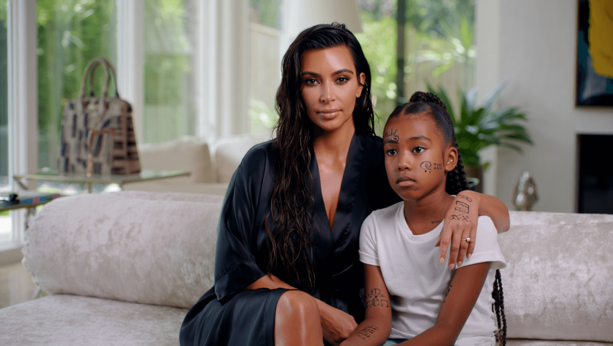 
		Kim Kardashian reveals how North reacted to backlash over fake tattoos and piercings	