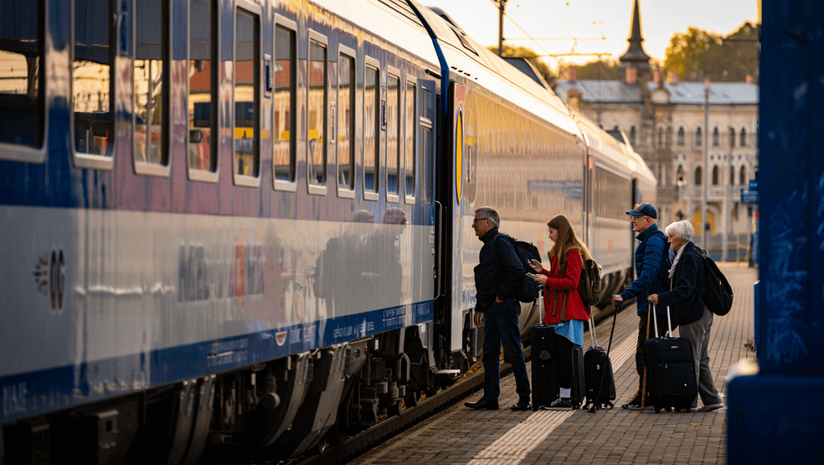 Main Medieval Square In Krakow, Poland