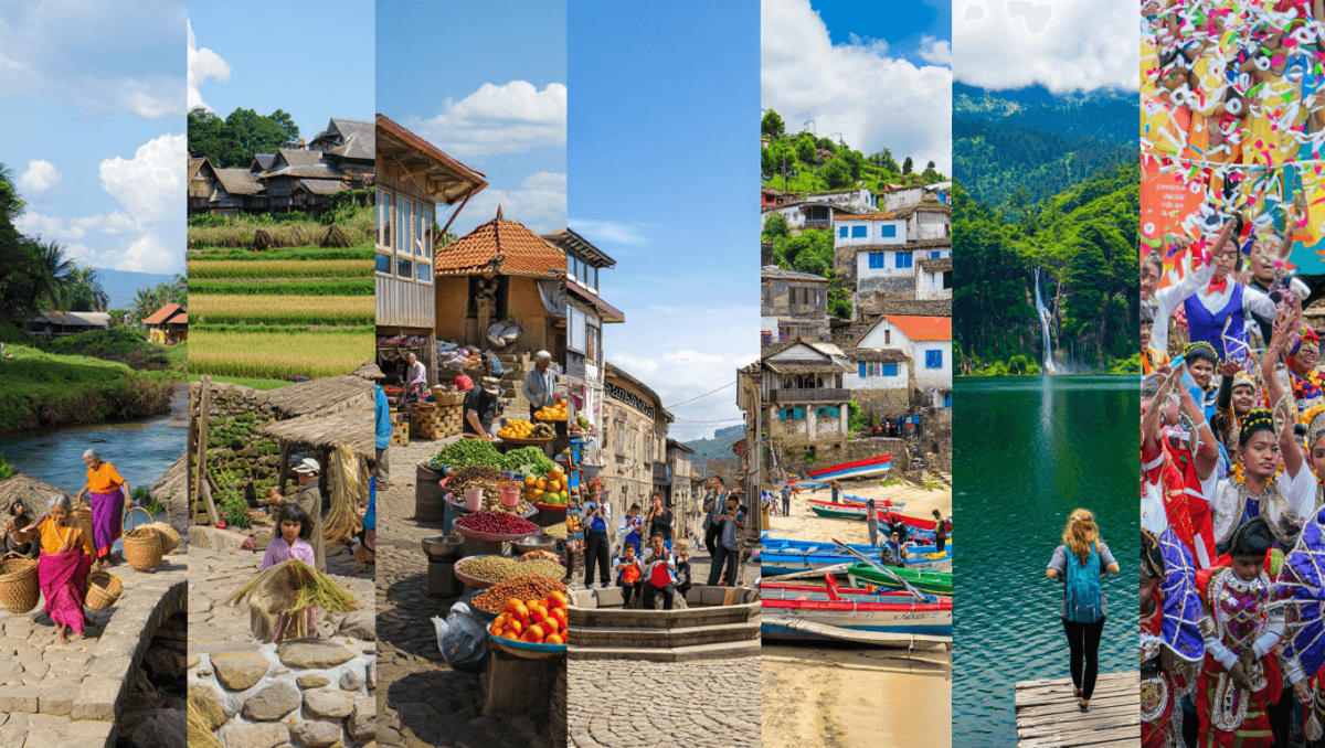 Historic palace on Lake Bled, Slovenia