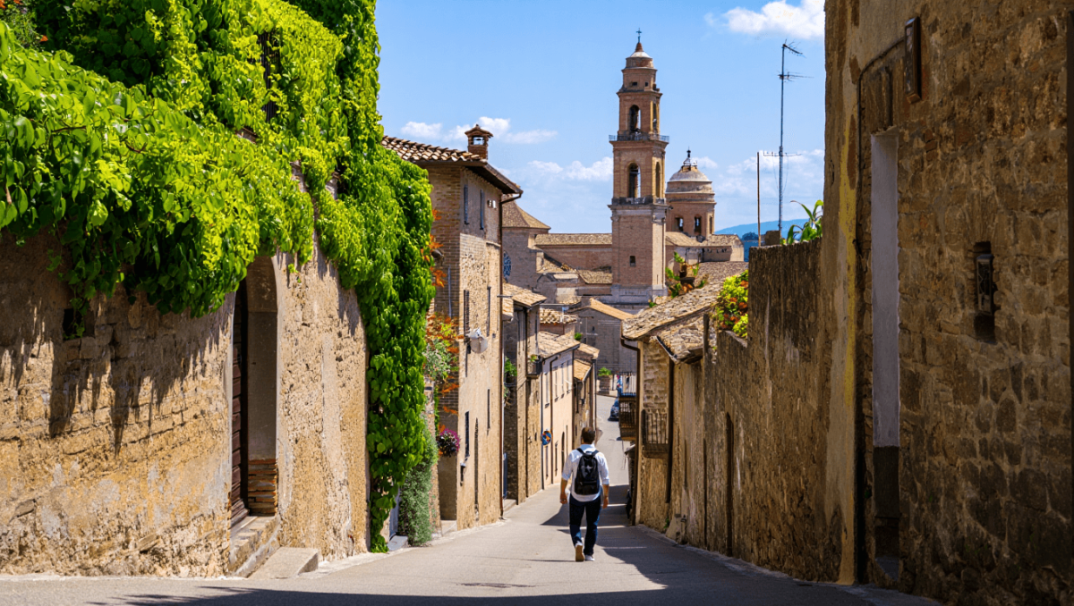 Aerial View Of Vicenza In Italy