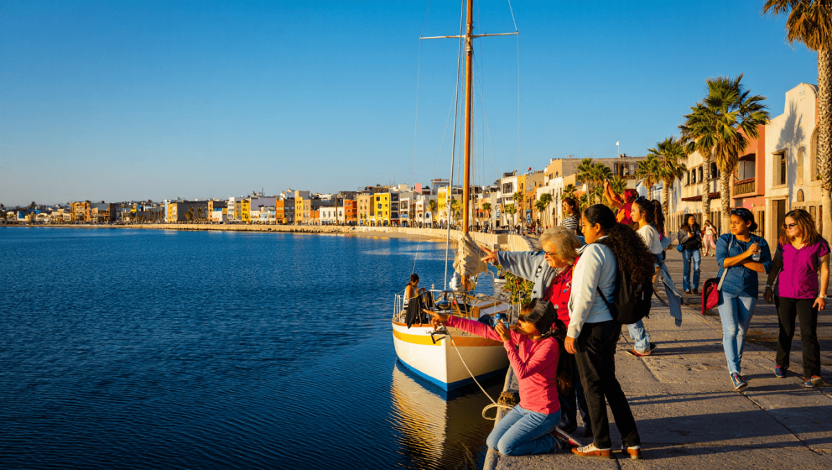 Malecon In La Paz, Mexico