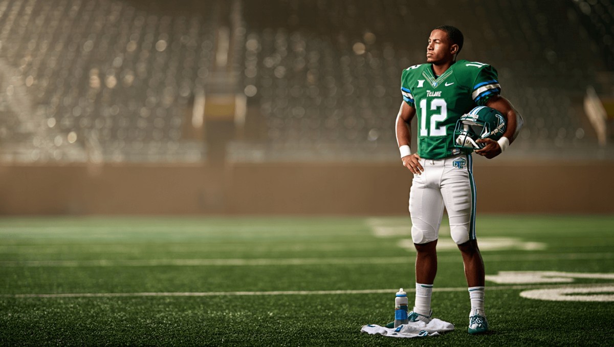 : Bob Chesney, Trindiad Chambliss, Kalen DeBoer and MArcus Freman,