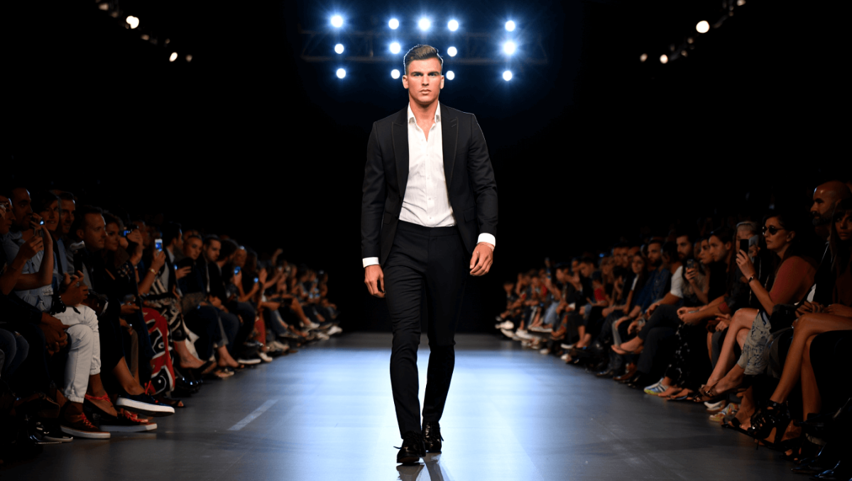 ‘Heated Rivalry’ star Hudson Williams trades hockey gear for high fashion on Dsquared2 runway
