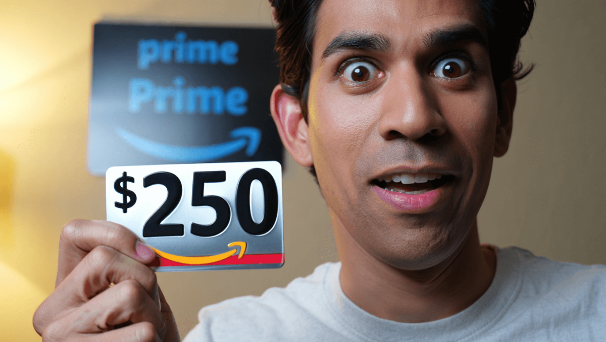 Last chance: Earn an instant $250 Amazon gift card with the Prime Visa's best-ever welcome offer