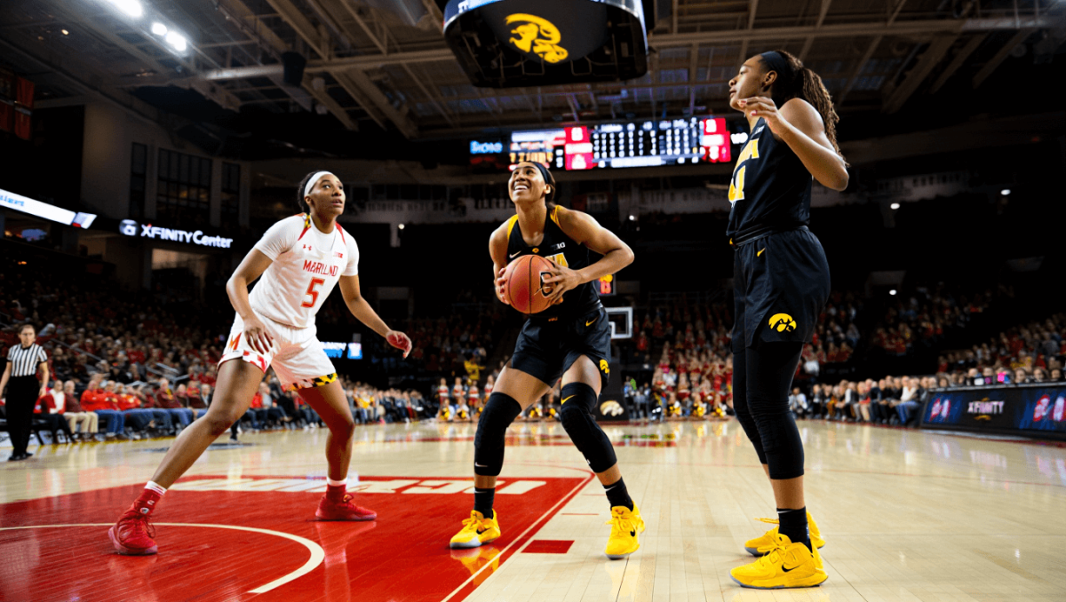 What channel is Maryland vs. Iowa women