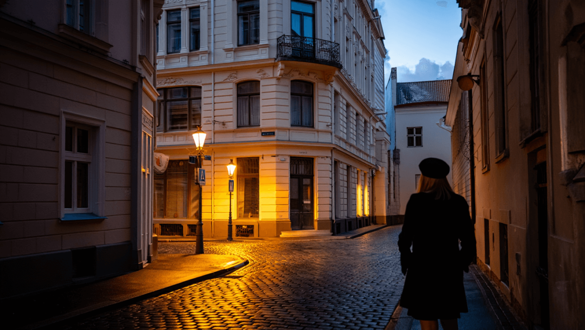 Aerial view of Riga, Latvia