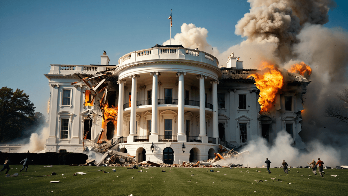 These Unreal Videos Of The White House Demolition Are Going Viral For Obvious Reasons