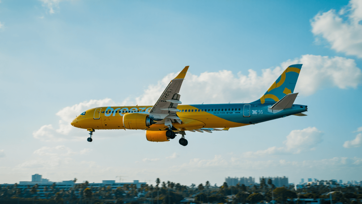 Breeze adds 2 new Sun Belt destinations in 17-route expansion