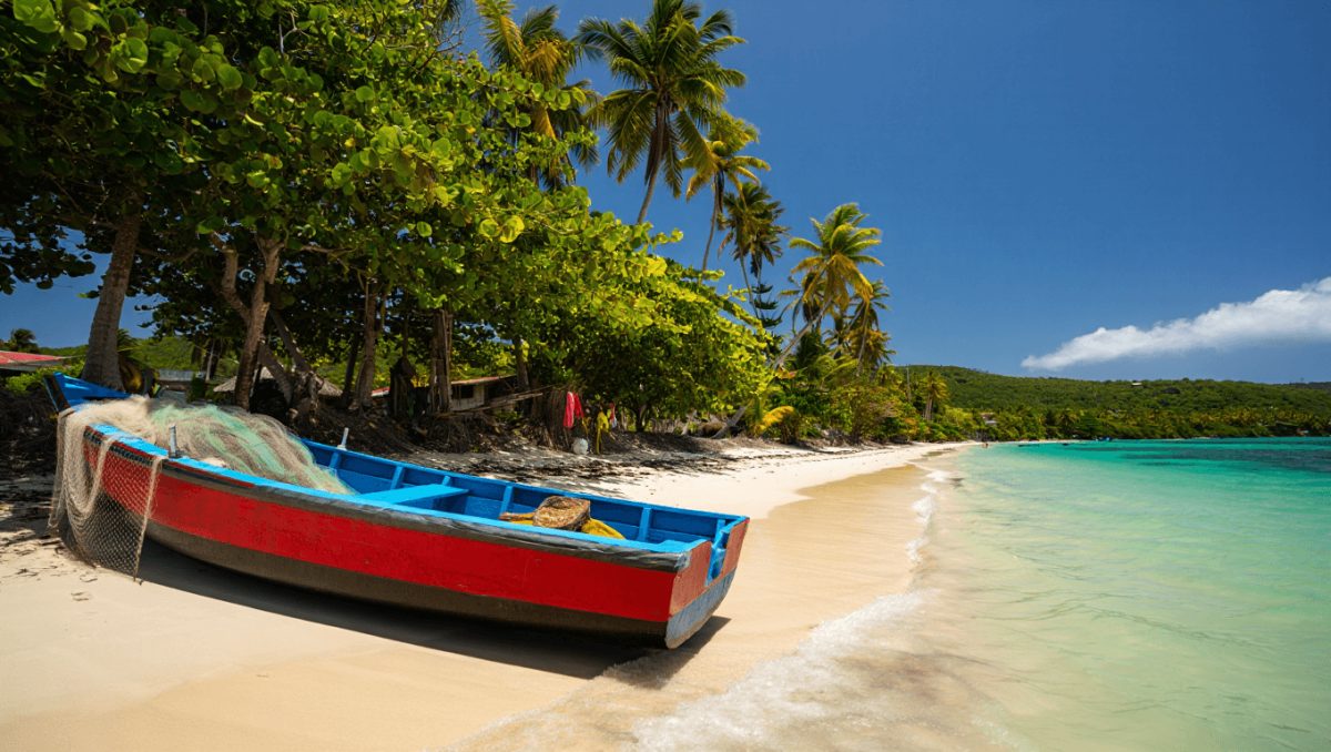 Anse La Roche Beach on Carriacou Island