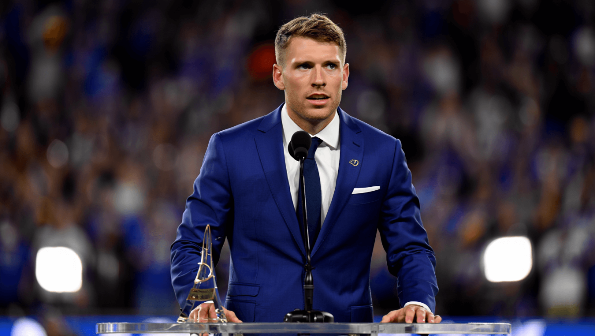 Matthew Stafford MVP speech: Rams QB reveals he’s not retiring in 2026 after best season yet image