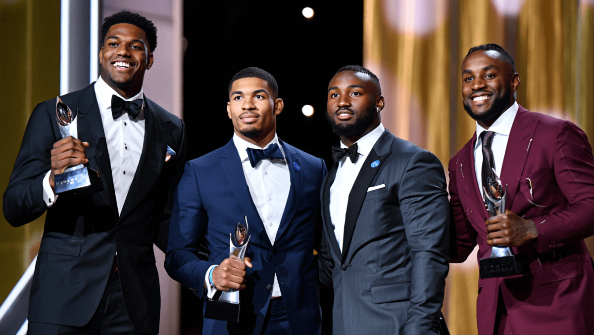 NFL Honors 2026: Full voting results for every award winner, from MVP Matthew Stafford to DPOY Myles Garrett image