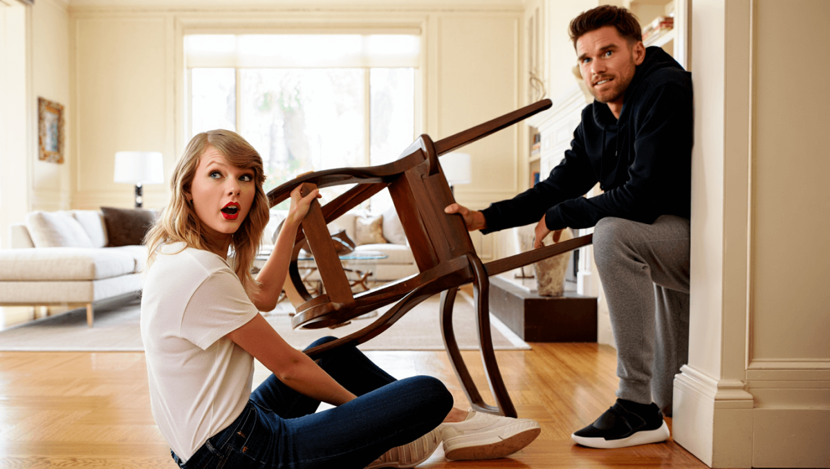 
		How Taylor Swift reacted to Travis Kelce breaking her chair mid-podcast — and why she’s to blame	