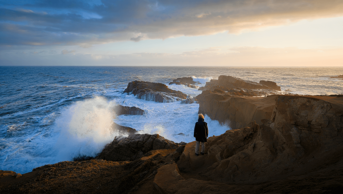 Picturesque view of the Northern California coastline.