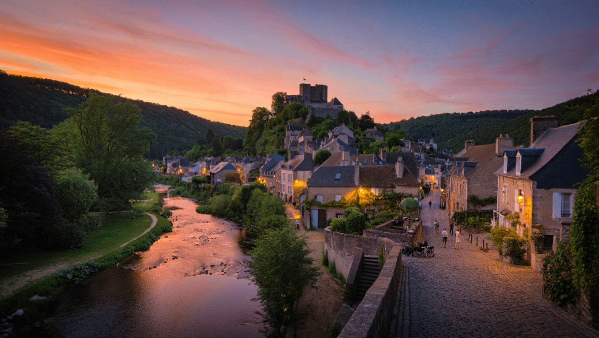 Panoramic View Of Schloss Thun, Switzerland