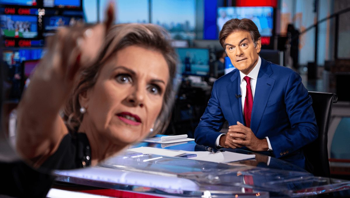 "Oh, Come On": This CNN Anchor Is Going Viral For Calling Bullsh*t On Dr. Oz's Vaccine Claim