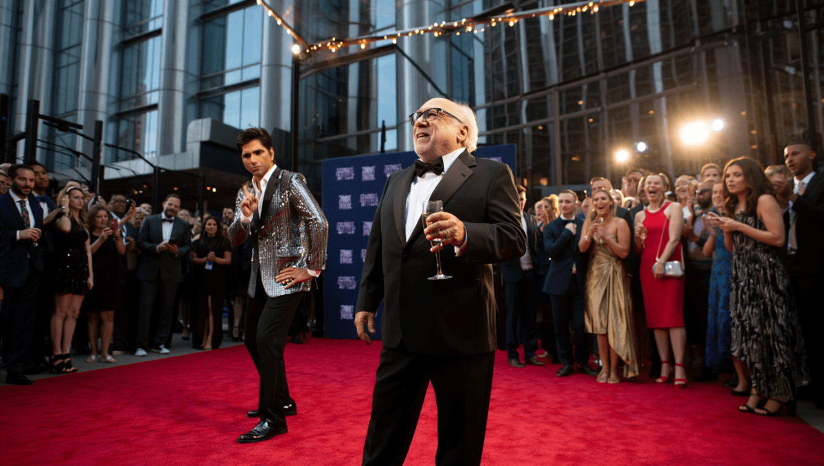 Inside Danny DeVito’s ‘Drag’ premiere party — featuring a surprise performance by John Stamos