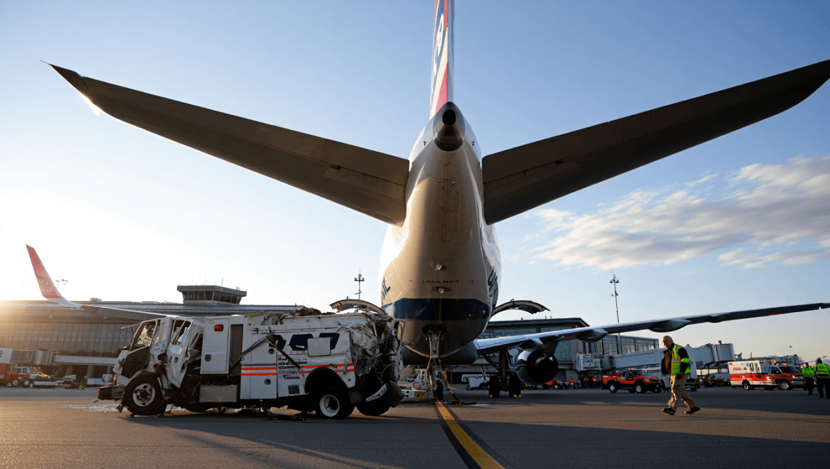UPDATE: LaGuardia 'on track' to reopen at 2 p.m. after plane, truck collide overnight