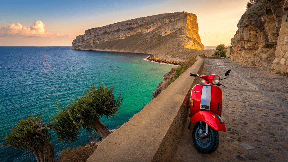 Beach Club Overlooking Calvi, Corsica, France