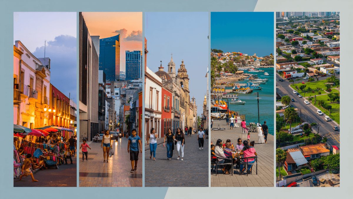 Woman in Izamal, Mexico with yellow building in the background