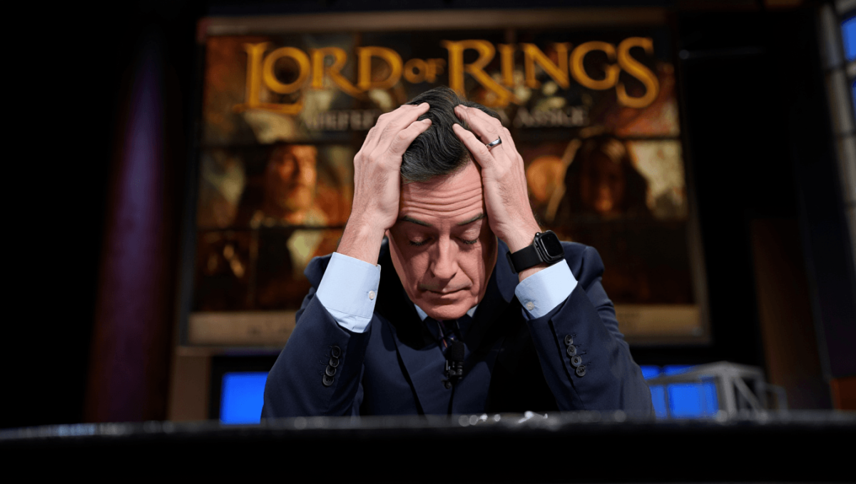 
		Stephen Colbert scorched for writing new ‘Lord of the Rings’ movie: ‘Bottom of the barrel’	