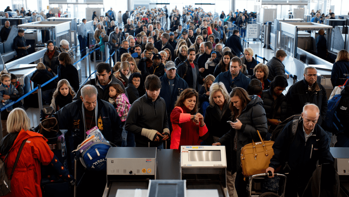 TSA lines persist as Congress considers ending partial government shutdown