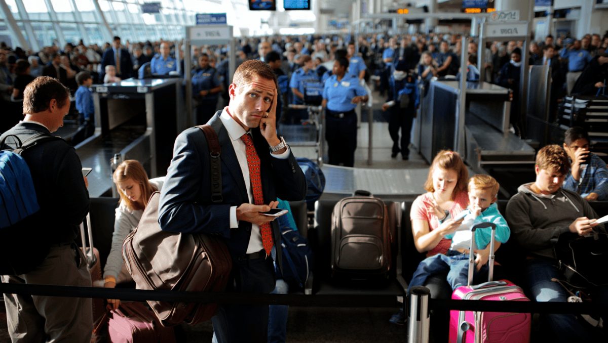 TSA wait times hit 3 hours Monday as partial government shutdown drags on