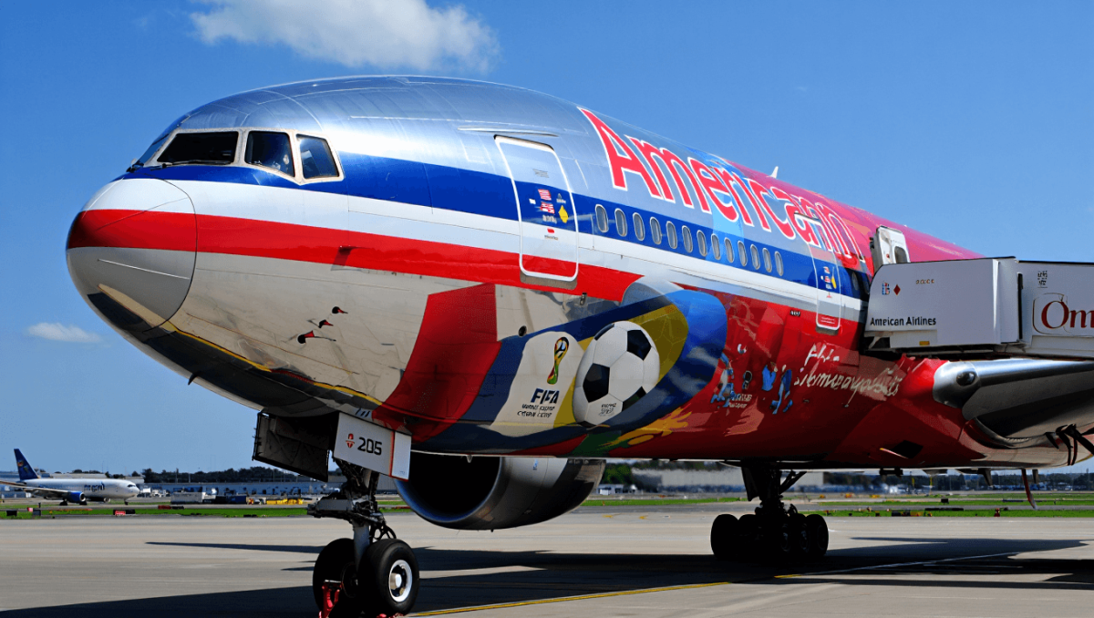 The inside story behind American Airlines' FIFA World Cup airplane