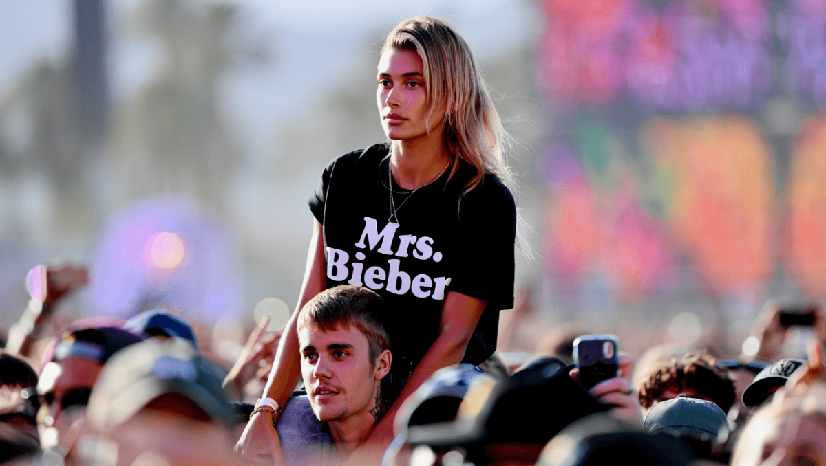 
		Hailey Bieber shows support for Justin’s Coachella 2026 set with ‘Mrs. Bieber’ tee	