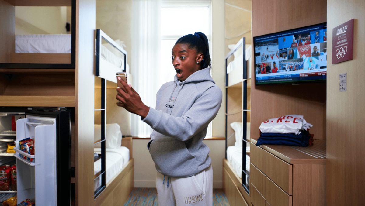 Olympians Are Showing Off Their Rooms At The Winter Games, And Simone Biles Has Reacted