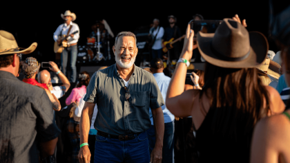 Tom Hanks is the ultimate groupie watching son Chet perform at Stagecoach 2026