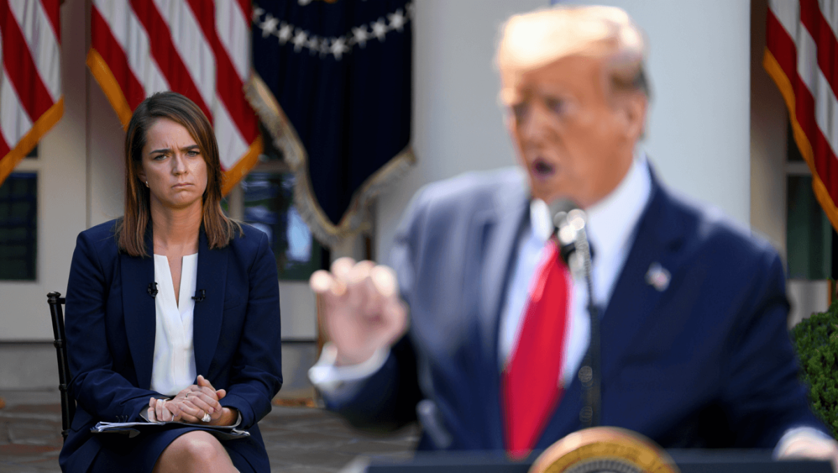 Trump Didn't Like This Female Reporter's Question, So He Called Her Out For...Not Smiling While Asking It...