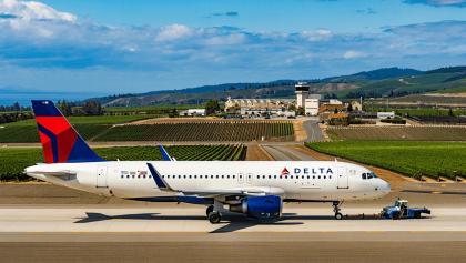 Delta Air Lines adds new US city, gets in on California wine country turf battle