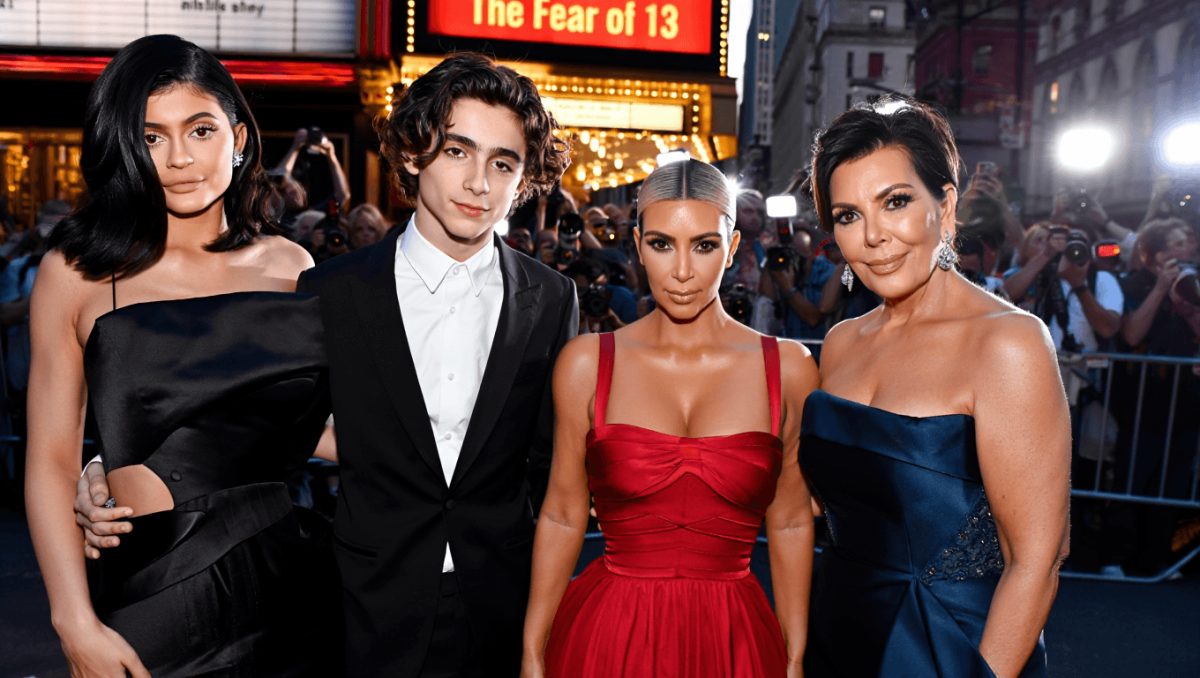 Kylie Jenner, TimothÃ©e Chalamet join Kim Kardashian and mom Kris to see ‘The Fear of 13’ on Broadway