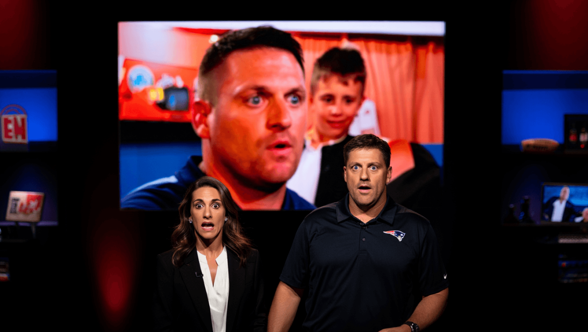 
		Mike Vrabel and Dianna Russini brutally trolled by ESPN show following photo scandal	
