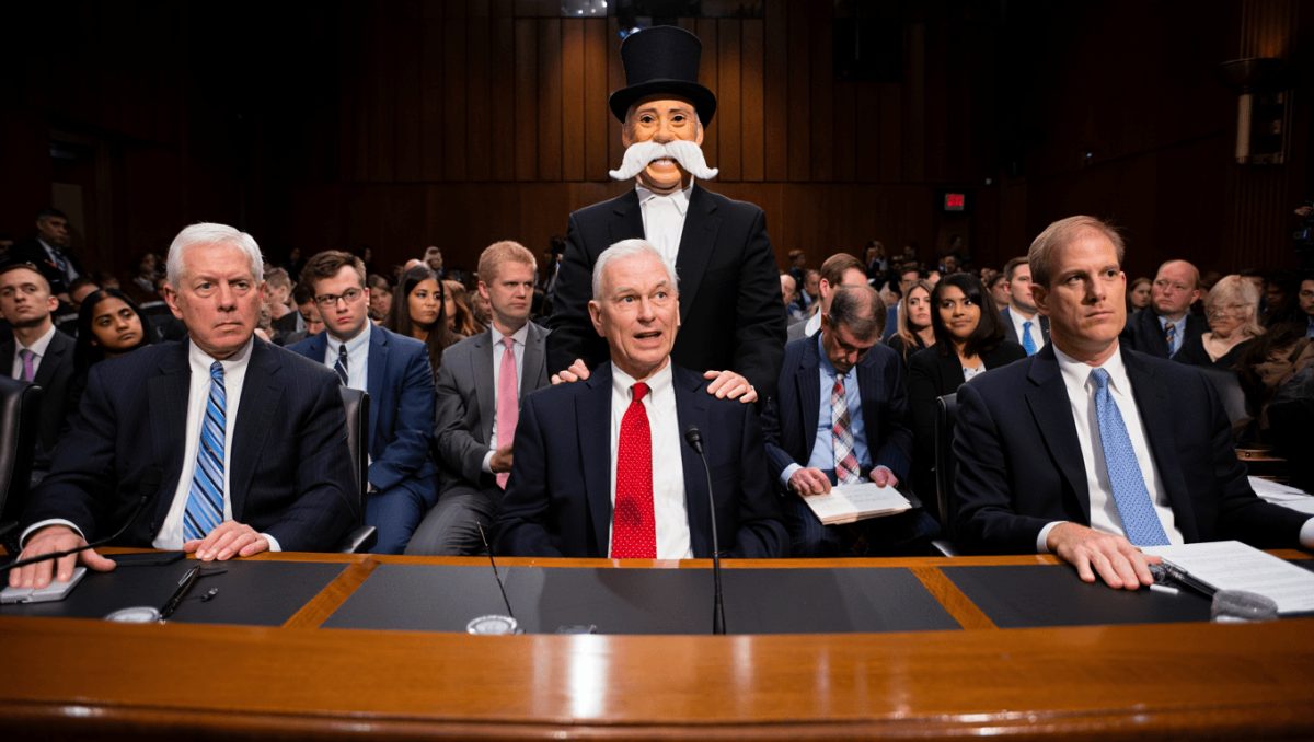The More I Learn About The Monopoly Man Who Just Photobombed A Senate Hearing, The More I Love Them