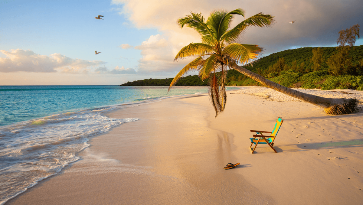 Overlook of Trunk Bay on St. John, U.S. Virgin Islands