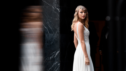 Taylor Swift’s wedding-white style streak continues with chic Stella McCartney look