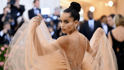 ZoÃ« Kravitz hides her massive engagement ring on Met Gala 2026 red carpet