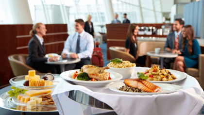 Way more than cheese cubes: American upgrades its lounge food with better (hot) meals