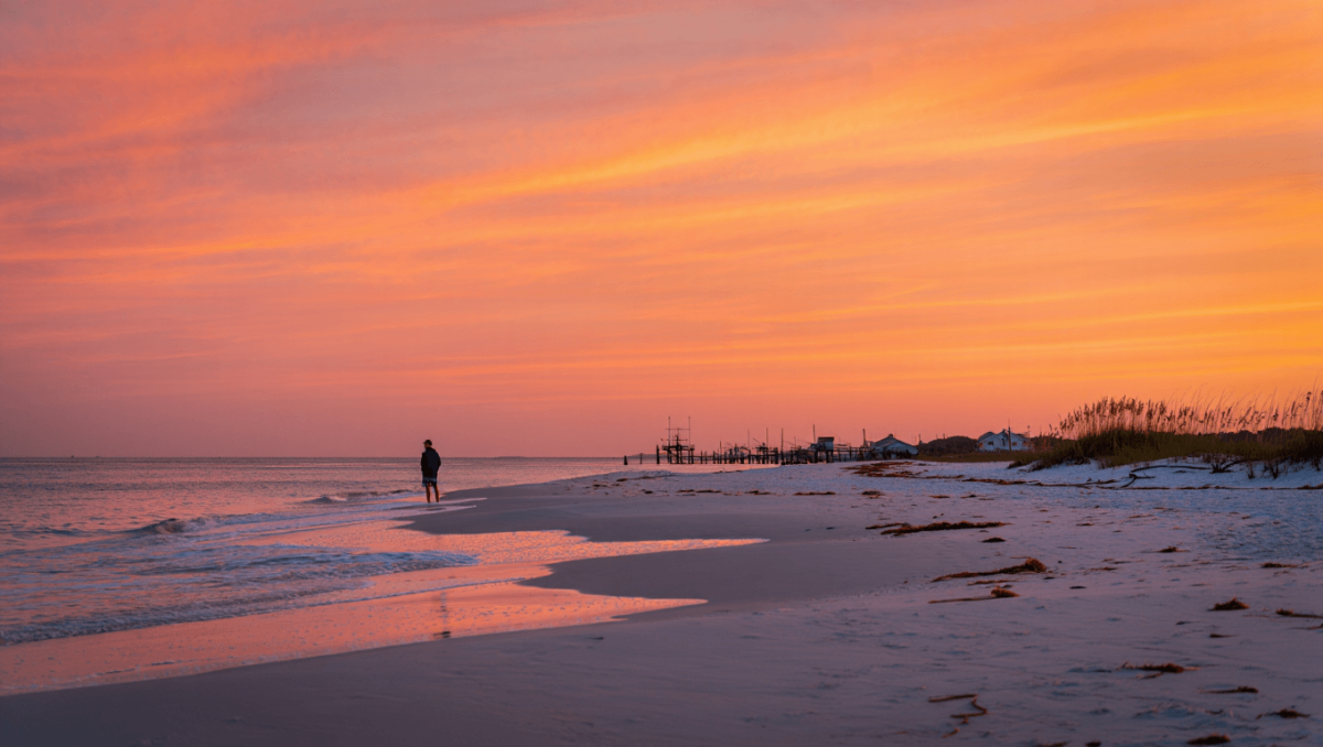 Lake Worth coastline in Florida