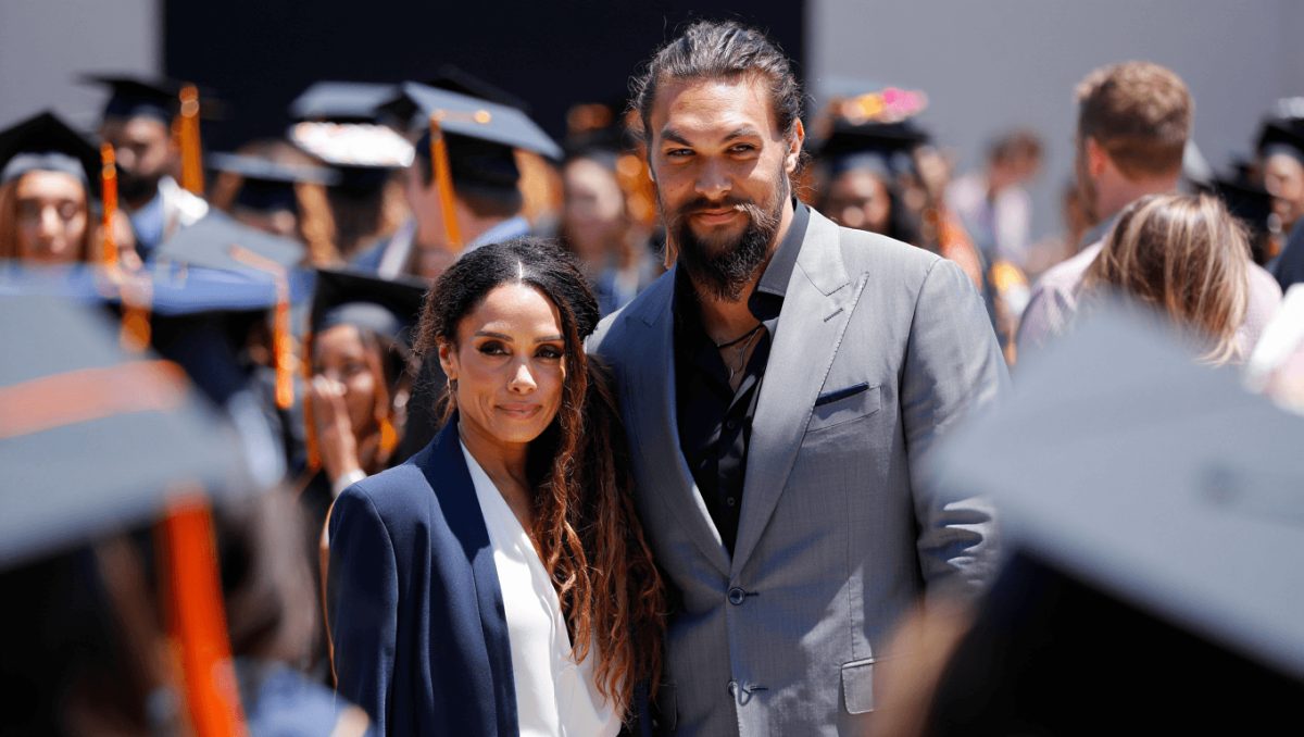 Lisa Bonet and ex Jason Momoa reunite for daughter Lola’s high school graduation