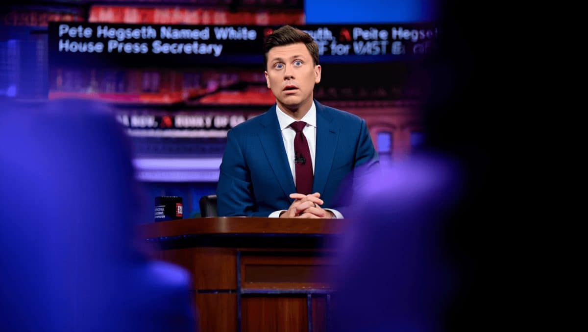 Colin Jost Wrote A "Joke" About Pete Hegseth That Actually Ended Up Happening In Real Life, And It's Official, The Country Is Beyond Parody