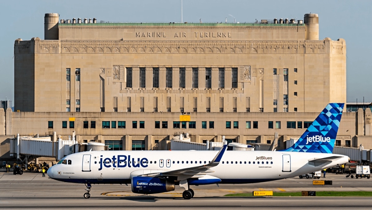 JetBlue wins Spirit's LaGuardia slots, eyes historic Marine Air Terminal