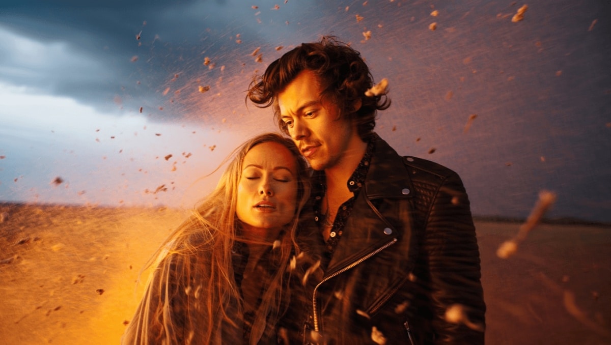 ‘A tornado from the inside’: Olivia Wilde speaks out about relationship with Harry Styles